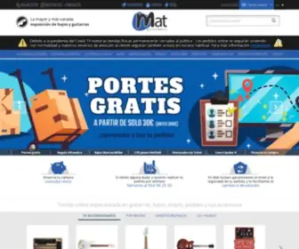 Matguitars.com(Tienda) Screenshot