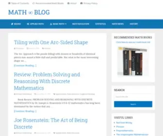 Math-Blog.com(Mathematics) Screenshot