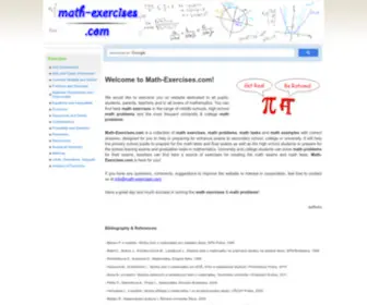 Math-Exercises.com(Math Exercises & Math Problems) Screenshot