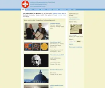 Math.ch(The Swiss Mathematical Society) Screenshot