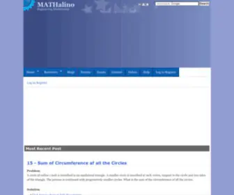 Mathalino.com(Engineering Mathematics) Screenshot