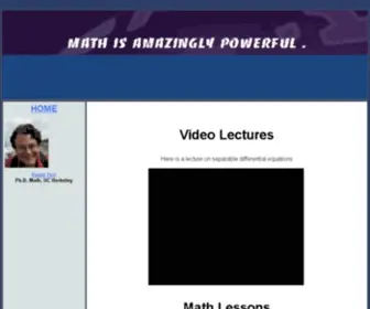 Mathamazement.com(Uses for Math) Screenshot