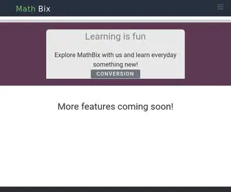 Mathbix.com(Online Math Tools) Screenshot