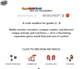 Mathbreakers.com(A 3D Math Video Game for kids) Screenshot