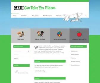 Mathcantakeyouplaces.org(Math Can Take You Places) Screenshot