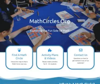 Mathcircles.org(Exploring the Fun Side of Math) Screenshot