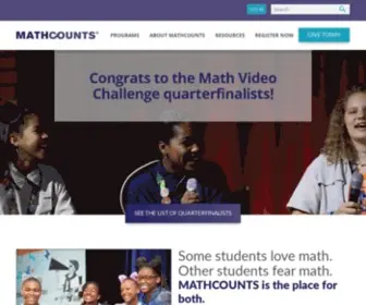 Mathcounts.org(MATHCOUNTS Foundation) Screenshot
