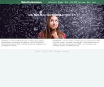 Mathe-PHysik-Aufgaben.de(Lösungen) Screenshot