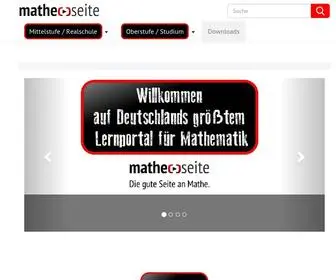 Mathe-Seite.de(Die gute Seite an Mathe) Screenshot