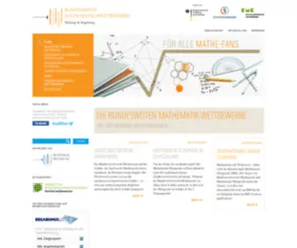 Mathe-Wettbewerbe.de(Die Bundesweiten Mathematik) Screenshot