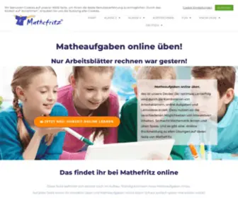 Mathefritz.de(Matheaufgaben) Screenshot