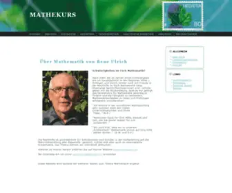 Mathekurs.ch(Über) Screenshot