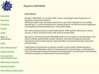 Mathema.ee(Kirjastus MATHEMA) Screenshot