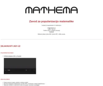 Mathema.si(MATHEMA) Screenshot