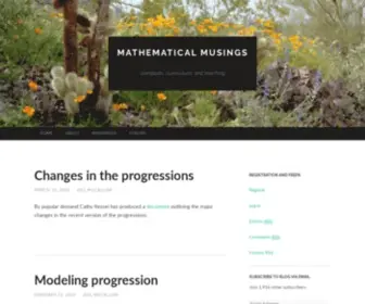 Mathematicalmusings.org(Mathematical Musings) Screenshot