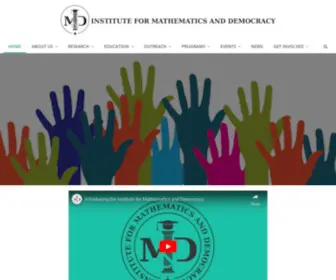 Mathematics-Democracy-Institute.org(The Institute for Mathematics and Democracy) Screenshot