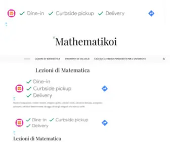 Mathematikoi.it(Lezioni di Matematica) Screenshot