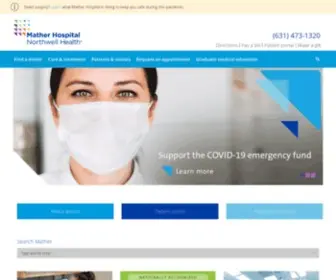 Matherhospital.com(Mather Hospital) Screenshot