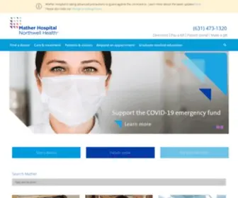 Matherhospital.org(Mather Hospital) Screenshot