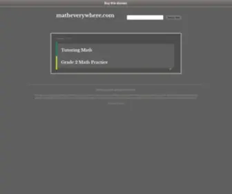 Matheverywhere.com(MathEverywhere, Inc) Screenshot
