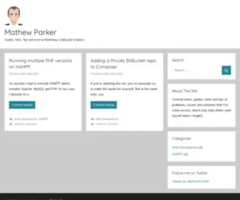 Mathewparker.co.uk(Bot Verification) Screenshot
