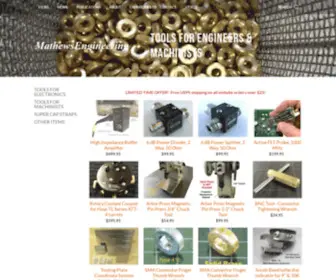 Mathews-Engineering.com(Mathews Engineering) Screenshot