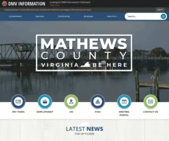 Mathewscountyva.gov(Mathews County) Screenshot