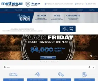 Mathewseasthyundai.com(Mathews Hyundai) Screenshot