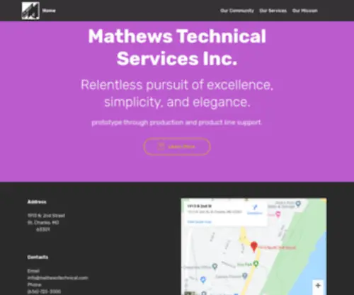 Mathewstechnical.com(Mathews Technical Services) Screenshot