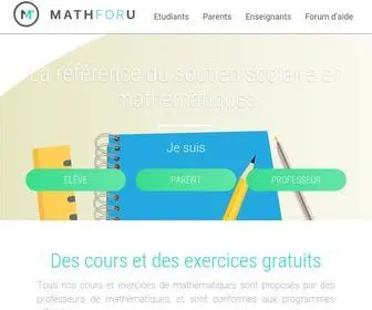 Mathforu.com(Mathématiques) Screenshot