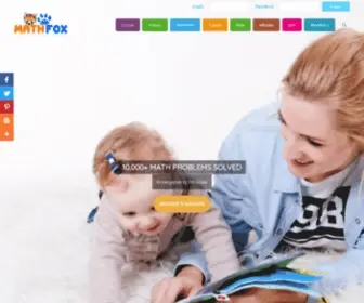 Mathfox.com(Math Problems For Kids) Screenshot