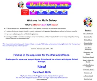 Mathgalaxy.com(Math Galaxy Tutorial) Screenshot