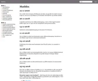 Mathhx.dk(Mathhx) Screenshot
