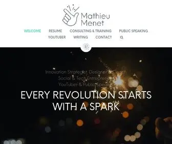 Mathieumenet.com(Mathieu Menet) Screenshot