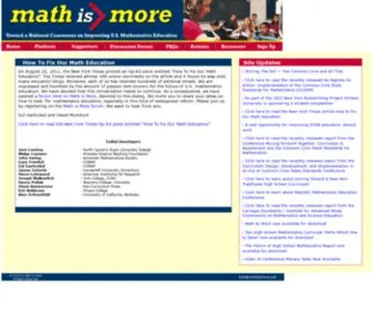 Mathismore.net(Mathismore) Screenshot