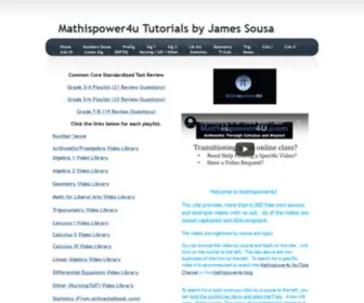 Mathispower4U.com(Math) Screenshot