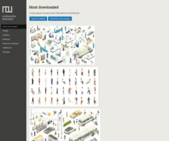 Mathisworks.com(Isometric illustration) Screenshot