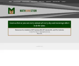 Mathkanection.com(MathKanection) Screenshot