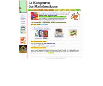 Mathkang.org(Le Kangourou des mathematiques) Screenshot