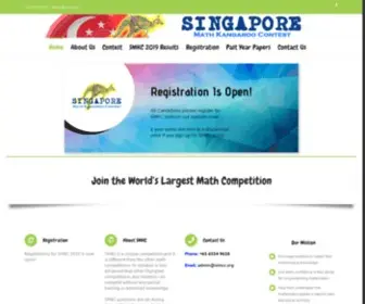 Mathkangaroo.sg(Singapore Math Kangaroo Contest) Screenshot