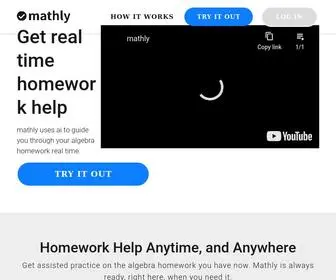 Mathly.io(Try It Out) Screenshot