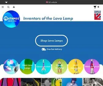 Mathmos.com(Mathmos Lights and Lava lamps UK) Screenshot