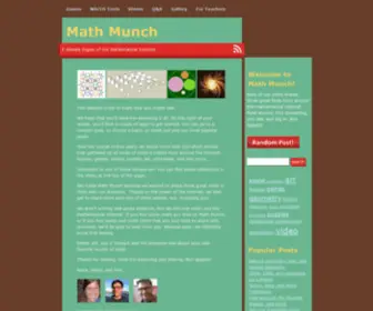 Mathmunch.org(This website) Screenshot