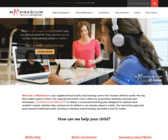 Mathnasium.co.uk(The Maths Learning Centre) Screenshot