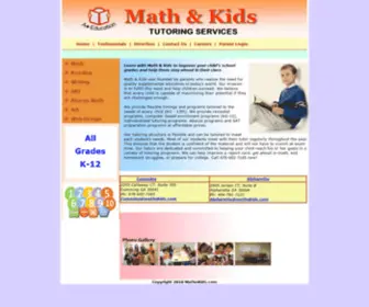Mathnkids.com(Math 'N Kids) Screenshot