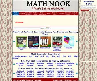 Mathnook.com(Cool Math Games for Kids) Screenshot