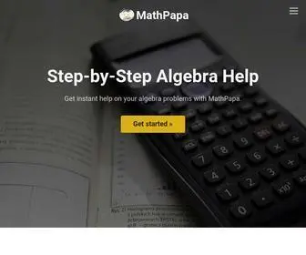 Mathpapa.com(Mathpapa) Screenshot