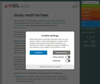 Mathplanet.com(Study math for free) Screenshot