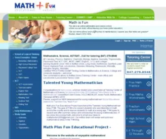 Mathplusfun.com(Fun = Home) Screenshot