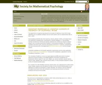 Mathpsych.org(Society for Mathematical Psychology) Screenshot